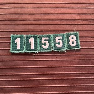 Girl Scouts number badges